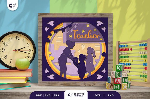 A 3D SVG Shadow Box for School Branding & Gifts