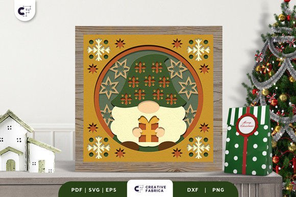 A Christmas Gnome 3D SVG for Brand Storytelling