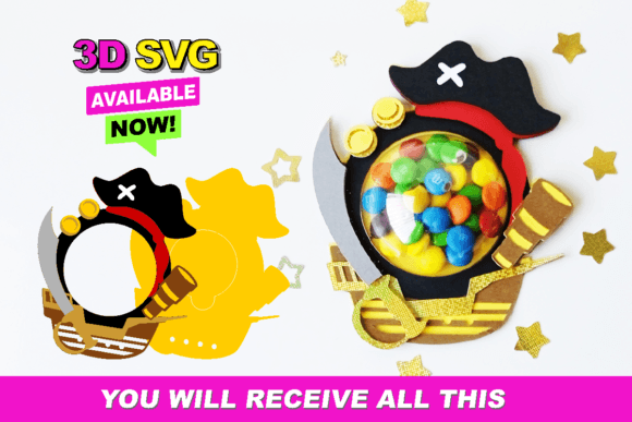 A Designer's Review of the Candy Holder Pirate 3D SVG