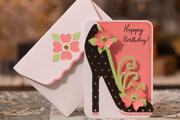 A Designer’s Review of the High Heel Greeting Card Embroidery File