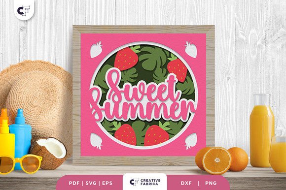 A Designer’s Review of the Summer Strawberry Shadow Box