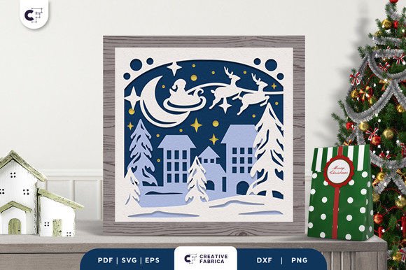A Designer’s Review: The Christmas Reindeer Sleigh 3D SVG