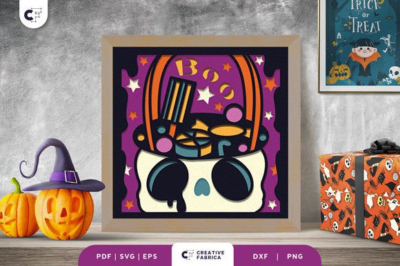 A Halloween Candy Basket Embroidery Design You'll Treasure