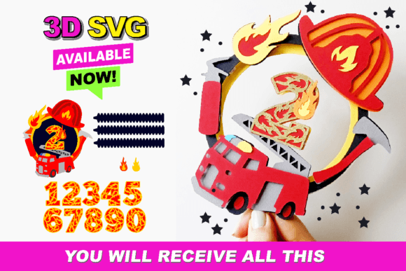 A Professional's Take on a Firetruck Cake Topper SVG