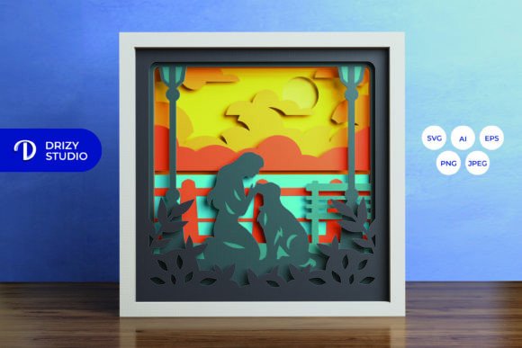 A Review of the Woman and a Dog Shadow Box Design