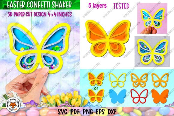 Beyond Easter: Branding with the Butterfly Confetti Shaker SVG