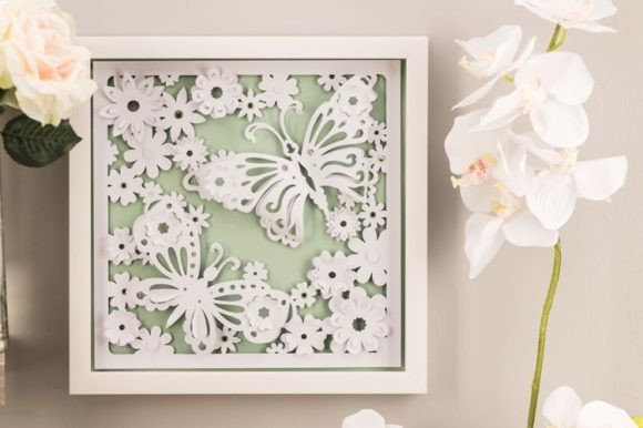 Butterfly Paper Sculpture: A Versatile Seasonal 3D SVG