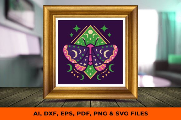 Celestial Moth 3D SVG: A Shadow Box for Brand Storytelling
