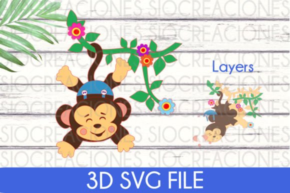 Crafting Festive Products: A Monkey 3D SVG Review