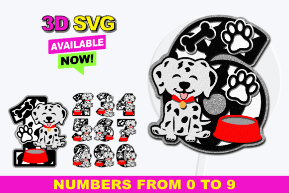 Dalmatian Numbers: A Brand Designer's Take on 3D SVG Shapes