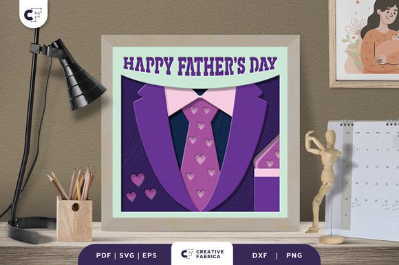 Happy Father’s Day 3D SVG Light Box Review