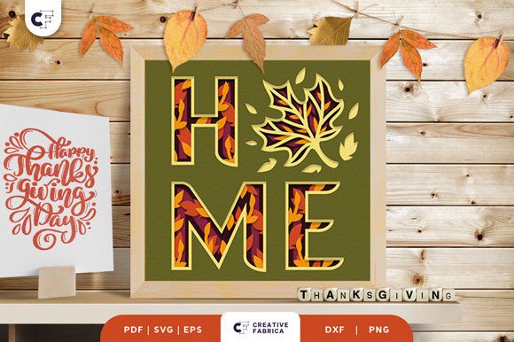 My Review of This Maple Leaves Home Thanksgiving 3D SVG