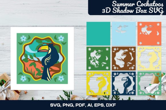 Summer Toucans: A Dynamic 3D SVG Shadow Box Review