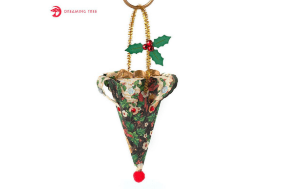 The Victorian Treat Cone 3D SVG: Christmas Elegance